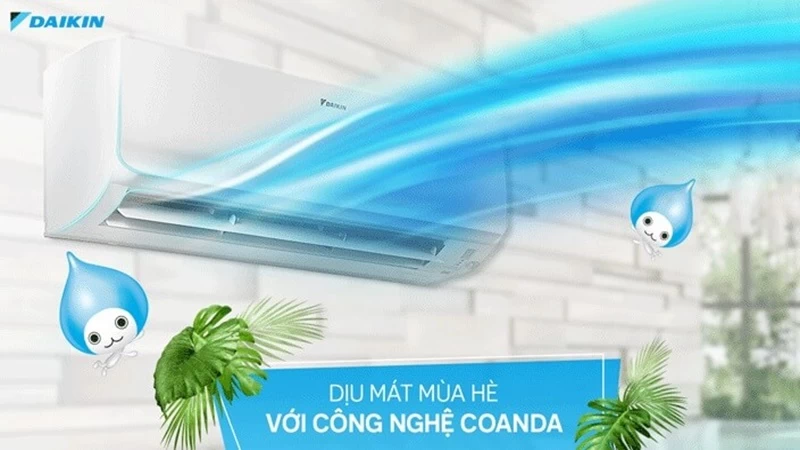Tính năng thổi gió thông minh Coanda. Tính năng thổi gió thông minh Coanda.