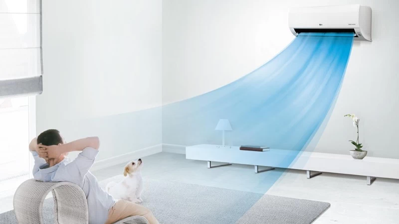 Máy lạnh LG DUALCOOL Inverter 1 chiều 9.000 BTU (1 HP) V10WIN1 có cơ chế điều chỉnh hướng gió và nhiệt độ thông minh Máy lạnh LG DUALCOOL Inverter 1 chiều 9.000 BTU (1 HP) V10WIN1 có cơ chế điều chỉnh hướng gió và nhiệt độ thông minh