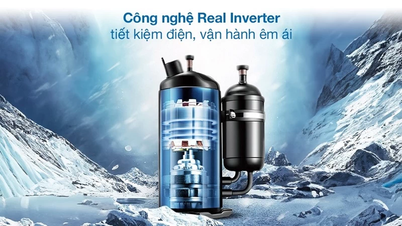 Real Inverter tiết kiệm điện hiệu quả. Real Inverter tiết kiệm điện hiệu quả.
