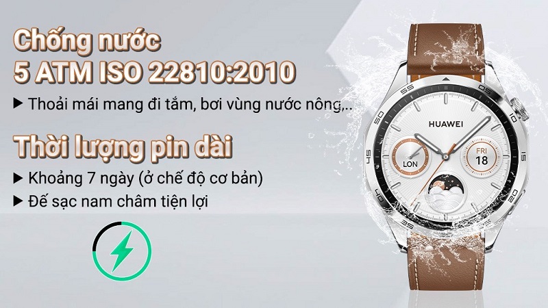 Tiêu chuẩn kháng nước.