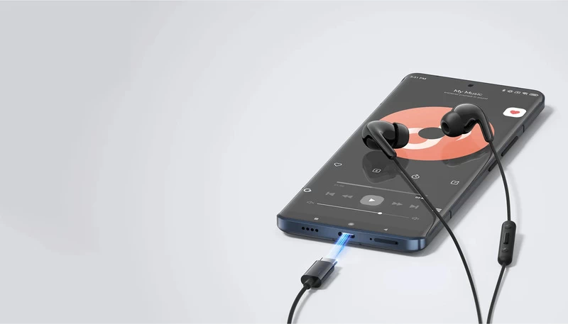 Khả năng kết nối nhanh chóng với cổng Type-C trên tai nghe Xiaomi Type-C Earphones Khả năng kết nối nhanh chóng với cổng Type-C trên tai nghe Xiaomi Type-C Earphones