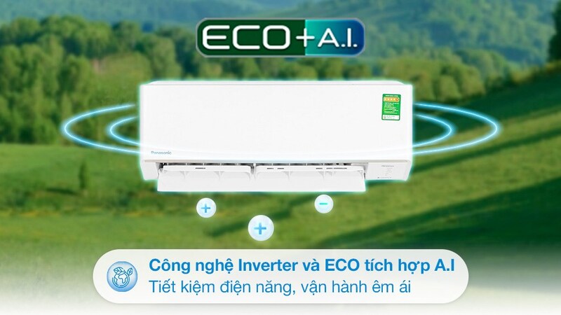 Điều hòa Panasonic 2 chiều Inverter 17.700 BTU (2 HP) CU/CS-YZ18AKH-8 được trang bị công nghệ tiết kiệm điện vượt trội