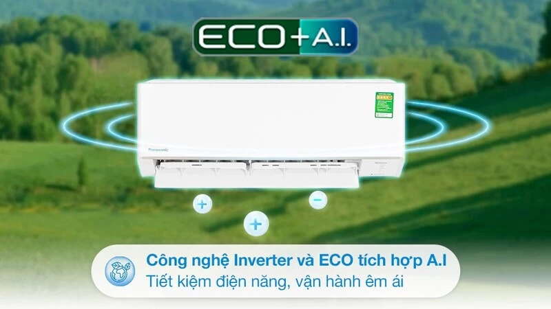 Điều hòa Panasonic 2 chiều Inverter 17.700 BTU (2 HP) CU/CS-YZ18AKH-8 được trang bị công nghệ tiết kiệm điện vượt trội Điều hòa Panasonic 2 chiều Inverter 17.700 BTU (2 HP) CU/CS-YZ18AKH-8 được trang bị công nghệ tiết kiệm điện vượt trội