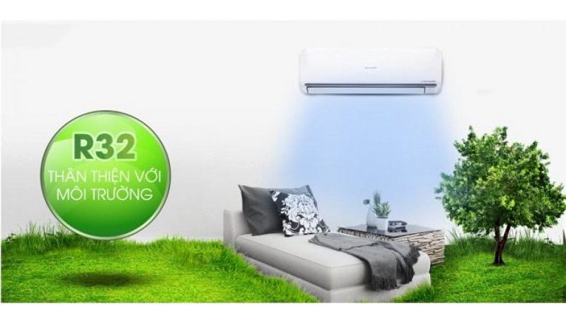 Gas R32 thân thiện với môi trường.