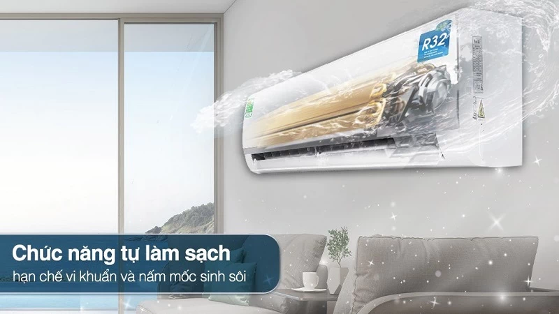 Khả năng tự động làm sạch. Khả năng tự động làm sạch.