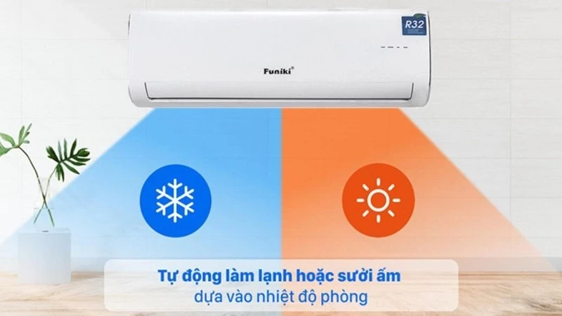 Khả năng vừa làm lạnh vừa sưởi ấm. Khả năng vừa làm lạnh vừa sưởi ấm.