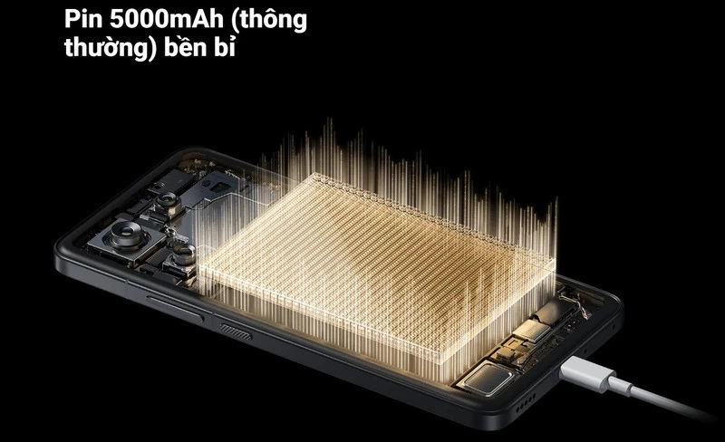 Viên pin 5000mAh. Viên pin 5000mAh.