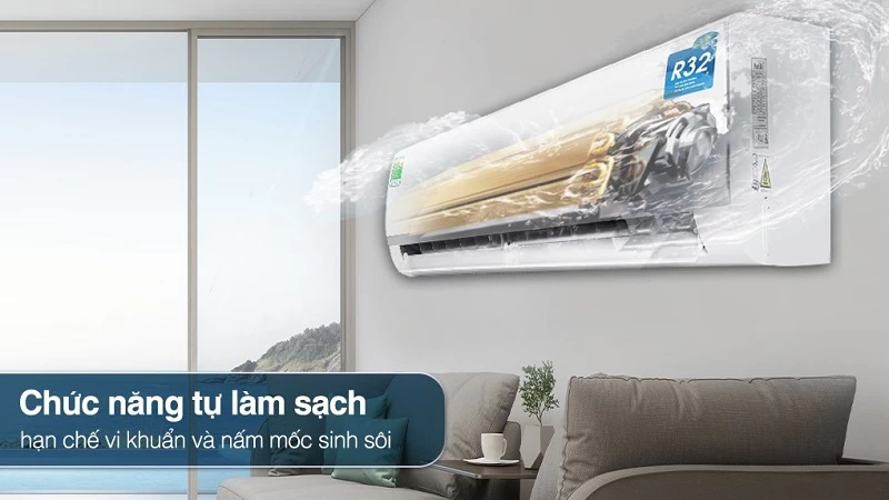 Khả năng tự động làm sạch. Khả năng tự động làm sạch.