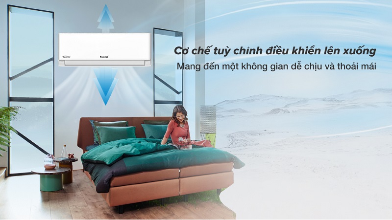 Cơ chế thổi gió dễ chịu, không gây lạnh buốt.