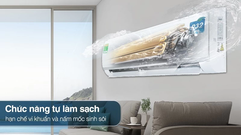 Khả năng tự động làm sạch. Khả năng tự động làm sạch.