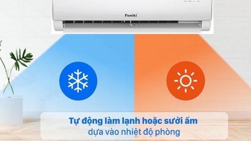 Sưởi ấm vừa làm mát.
