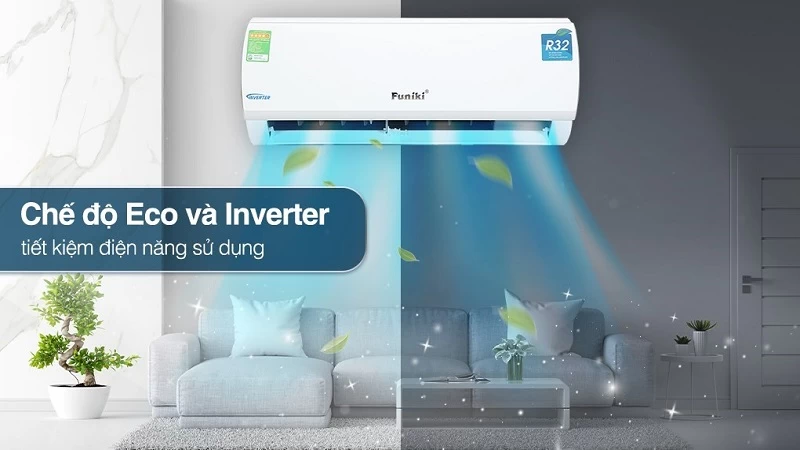 Giảm hao phí điện năng với công nghệ Inverter. Giảm hao phí điện năng với công nghệ Inverter.