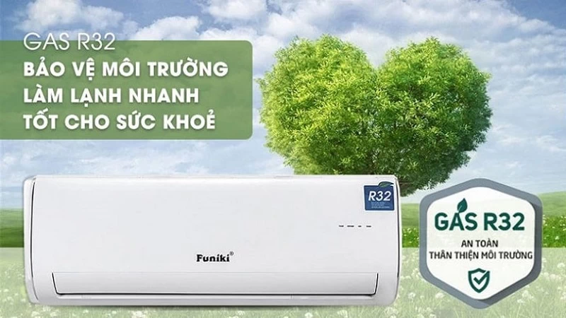 Duy trì hiệu suất làm lạnh cao với gas R32. Duy trì hiệu suất làm lạnh cao với gas R32.