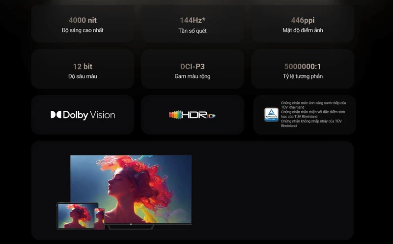 Xiaomi 14T với màn hình sắc nét, mang đến trải nghiệm đáng kinh ngạc Xiaomi 14T với màn hình sắc nét, mang đến trải nghiệm đáng kinh ngạc
