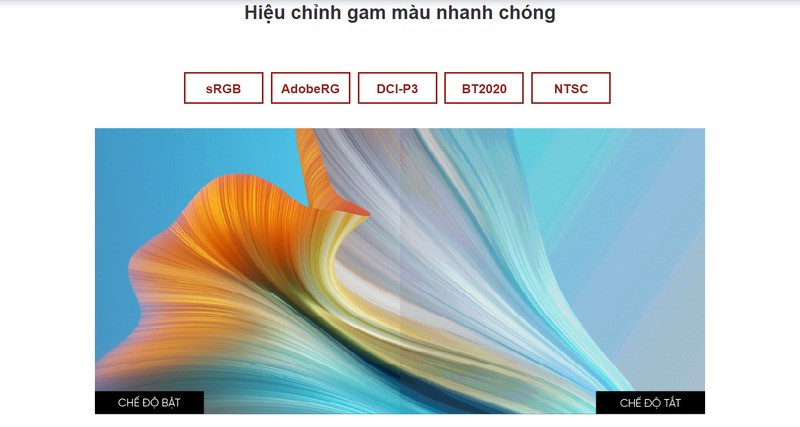 Tính năng bảo vệ mắt.