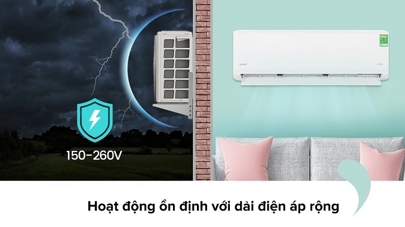 Hoạt động ổn định với điện áp rộng.