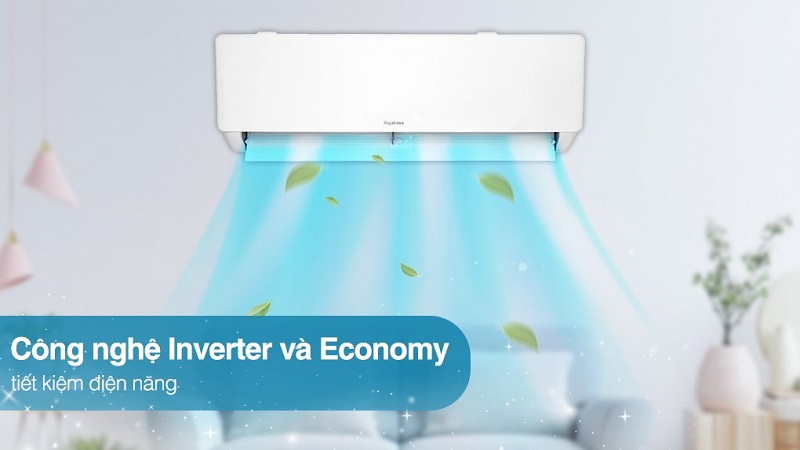 Công nghệ Inverter tiết kiệm điện.