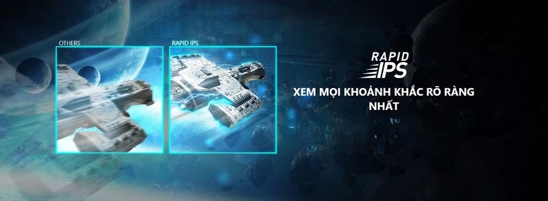 Tấm nền Rapid IPS. Tấm nền Rapid IPS.