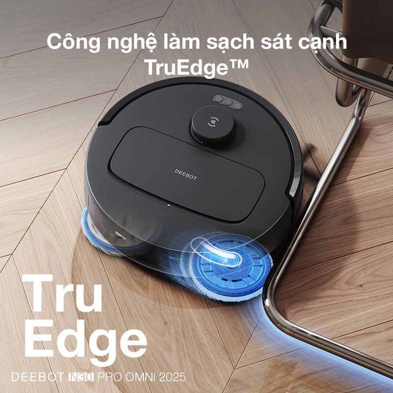 Lau gọn mọi bề mặt góc cạnh khó xử lý.