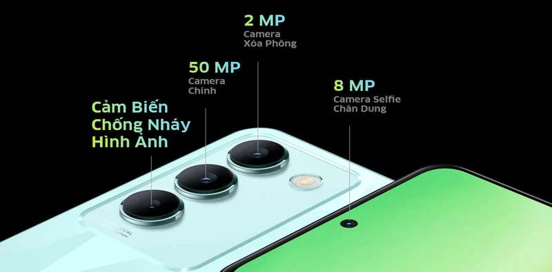 Độ phân giải 50MP. Độ phân giải 50MP.