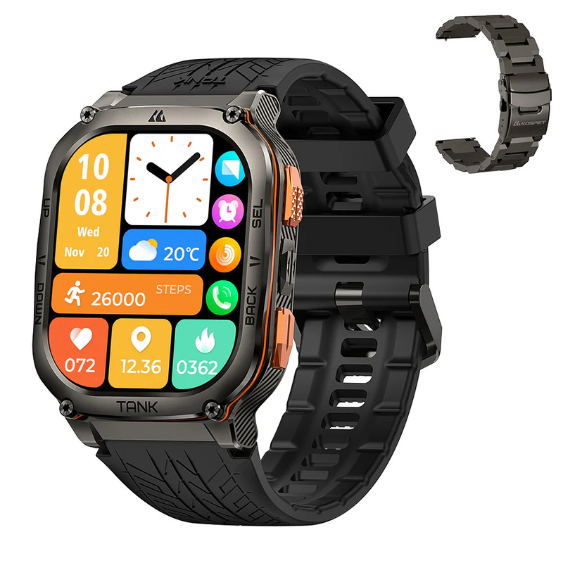 Màn hình AMOLED 1.96 inch.