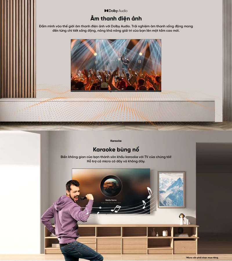 Âm thanh Dolby Audio.