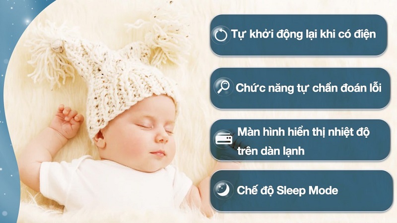 Chế độ ngủ đêm Sleep.