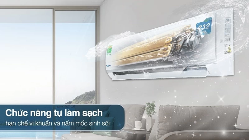 Khả năng tự động làm sạch. Khả năng tự động làm sạch.