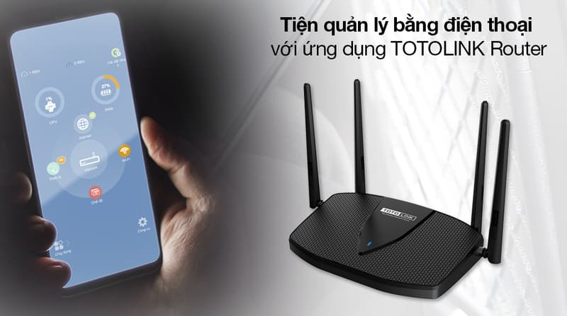 Ứng dụng TOTOLINK Router.