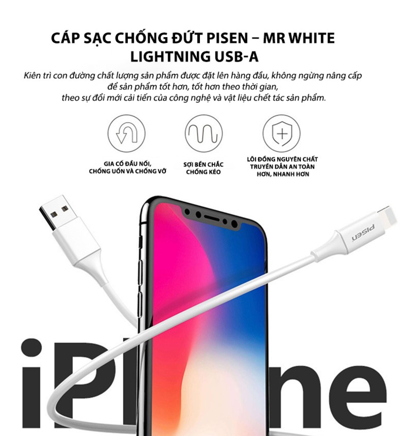 Cáp chống đứt.