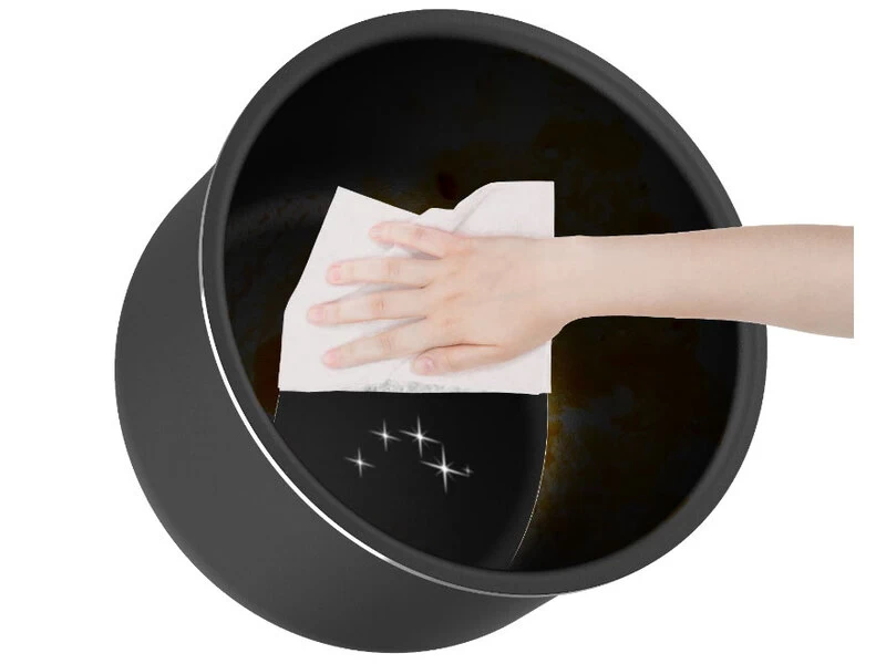 Lòng nồi chống dính. Lòng nồi chống dính.