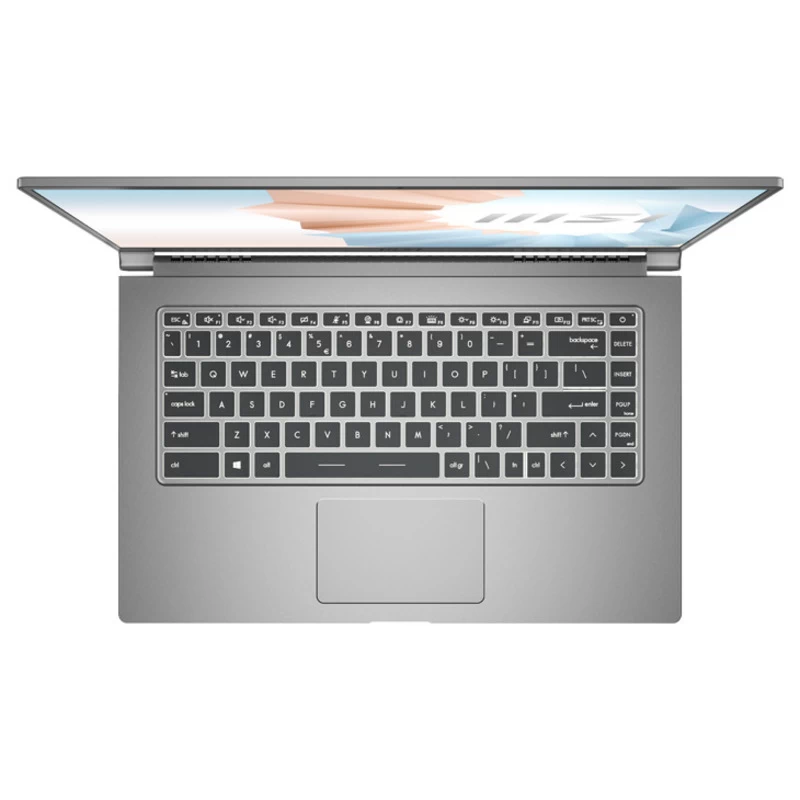 Laptop MSI Modern 15 A11M-099VN sử dụng bàn phím tiêu chuẩn với đèn nền màu trắng Laptop MSI Modern 15 A11M-099VN sử dụng bàn phím tiêu chuẩn với đèn nền màu trắng