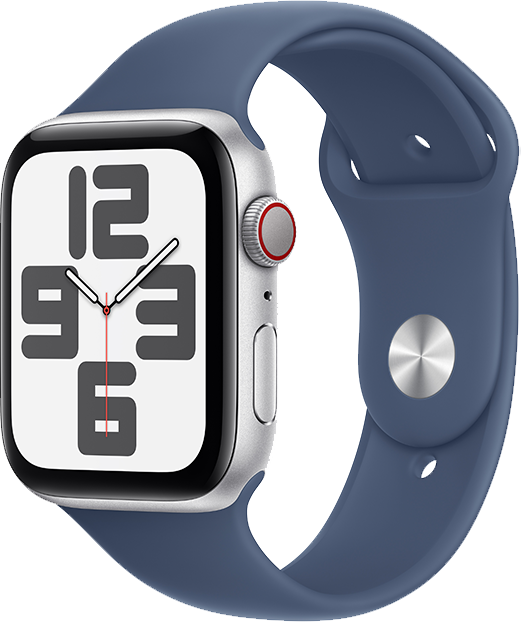 Apple Watch SE 2024 - GPS + Cellular, 40mm - Vỏ Nhôm Dây Cao Su  - Máy cũ, TBH