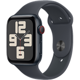 Apple Watch SE 2024 - GPS, 44mm - Vỏ Nhôm Dây Cao Su 