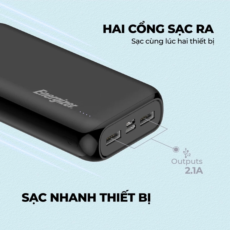 Cổng sạc USB-A. Cổng sạc USB-A.