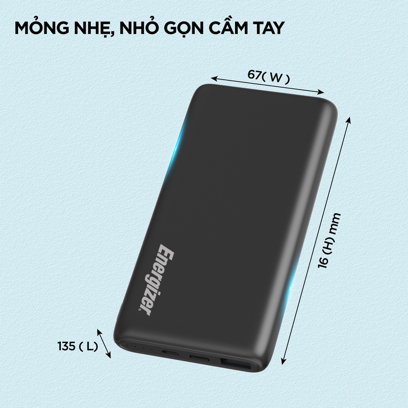 Thiết kế nhỏ gọn, tiện lợi.