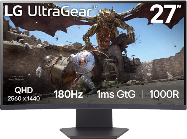 Màn hình LG UltraGear 27GS60QC-B - Máy cũ, TBH