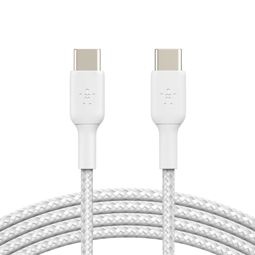 Cáp sạc nhanh USB Type C - C BOOST↑CHARGE™ Belkin 60W vỏ dù 1M - Chính Hãng