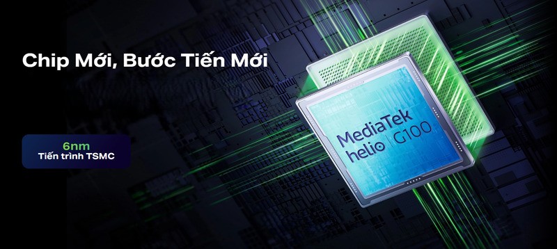 MediaTek Helio G100.