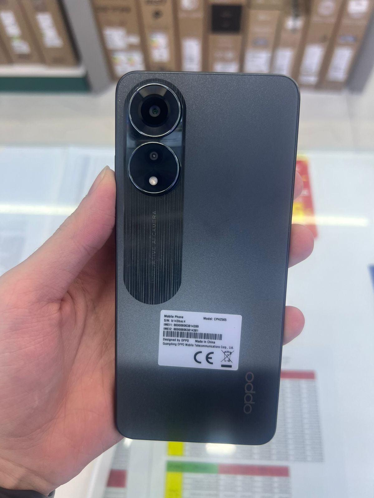 Điện thoại di động Oppo A78 - CPH2565, Đen-TBH-28 TRẦN PHÚ- HÀ ĐÔNG