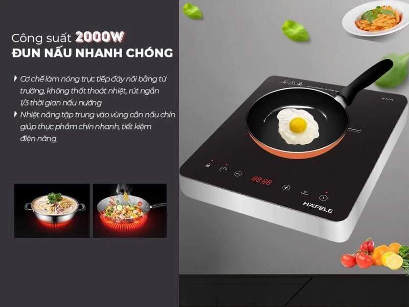 Giá bán tham khảo của bếp từ đơn Hafele HS-I2711B Giá bán tham khảo của bếp từ đơn Hafele HS-I2711B