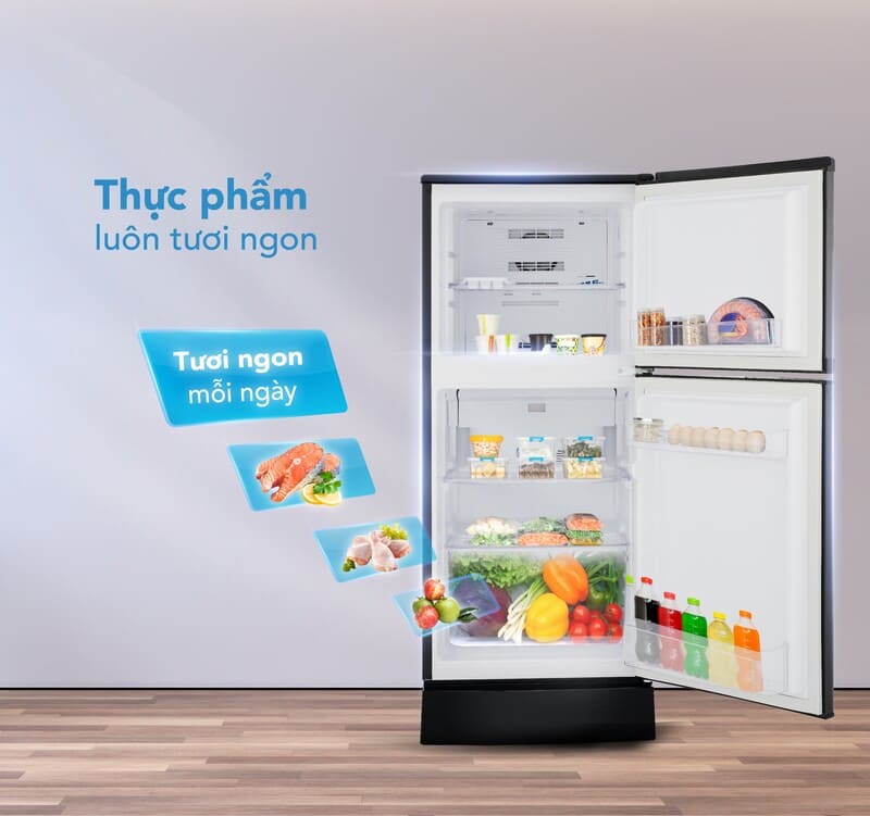 Tủ lạnh Funiki 120 lít FR-125CI.1 có công nghệ làm lạnh gián tiếp