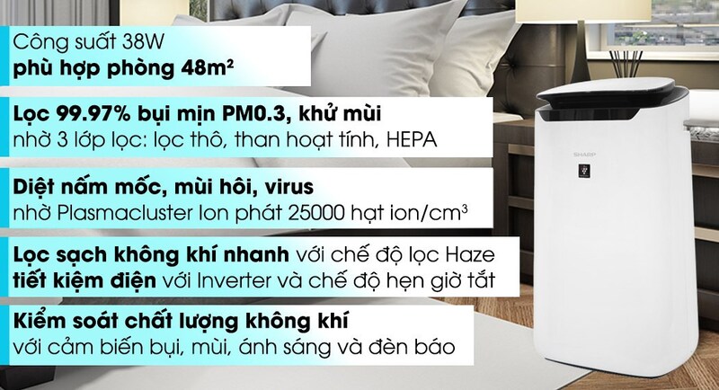 Hệ thống lọc 3 lớp.
