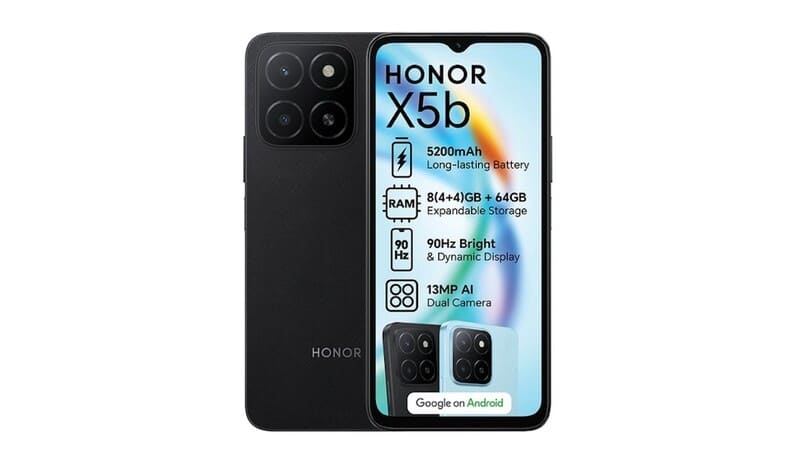 HONOR X5b là mẫu smartphone mới nhất từ thương hiệu điện thoại HONOR