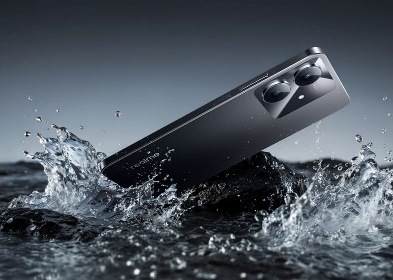 Lớp bảo vệ ArmorShell là điểm nhấn chính trong thiết kế của realme Note 60x