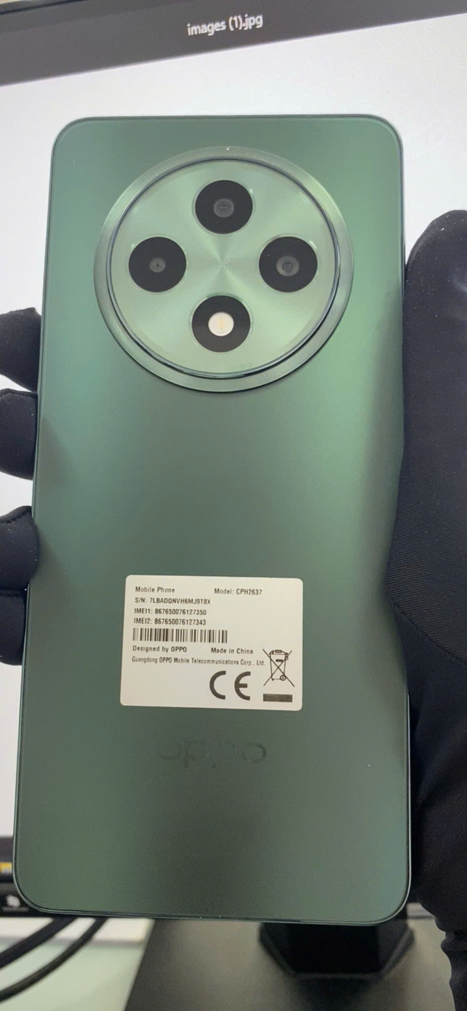 Điện thoại di động OPPO CPH2637 - Reno12 F 5G 8GB, Xanh lá