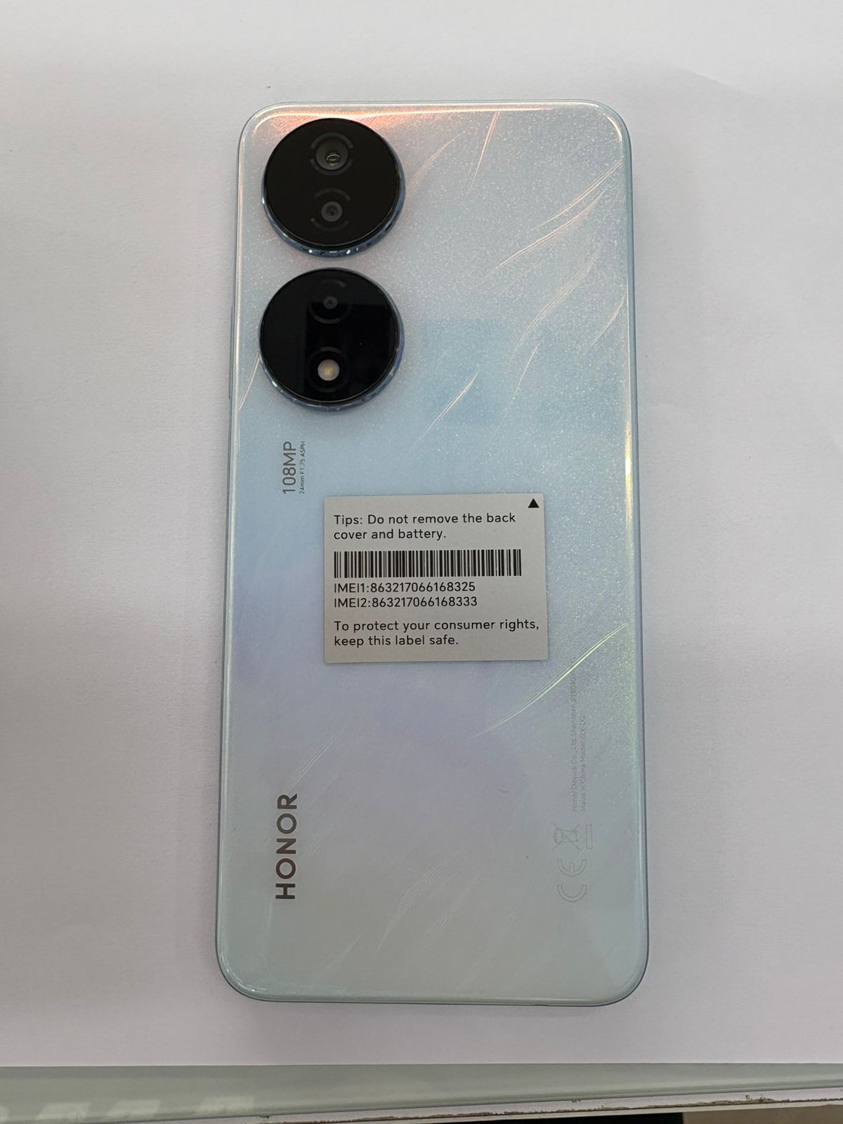 Điện thoại di động Honor X7b (8+256GB), Bạc ánh sáng (Flowing Silver)_CLK-LX2SLV	