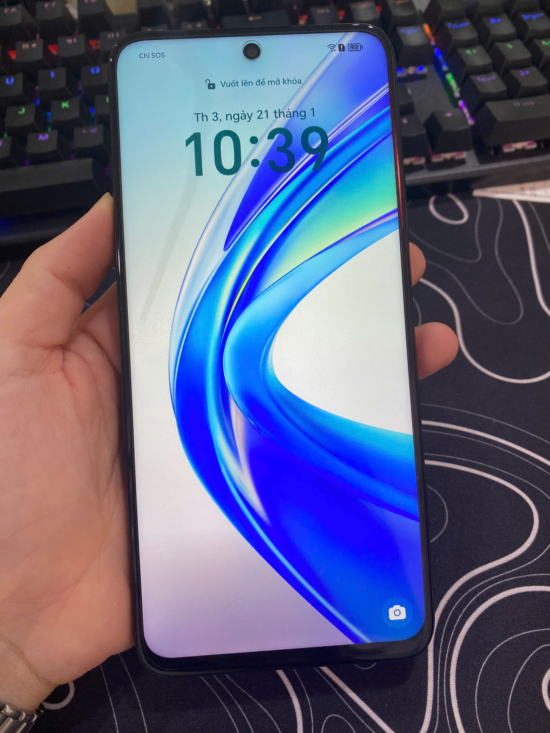 Điện thoại di động Honor X7b (8+256GB), Đen bóng đêm (Midnight Black) CLK-LX2BLK - 863217067901047 - CLKLX2BLK