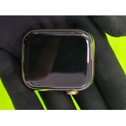 Apple Watch Series 7 GPS + Cellular, 45mm Gold Stainless Steel Case with Dark Cherry Sport