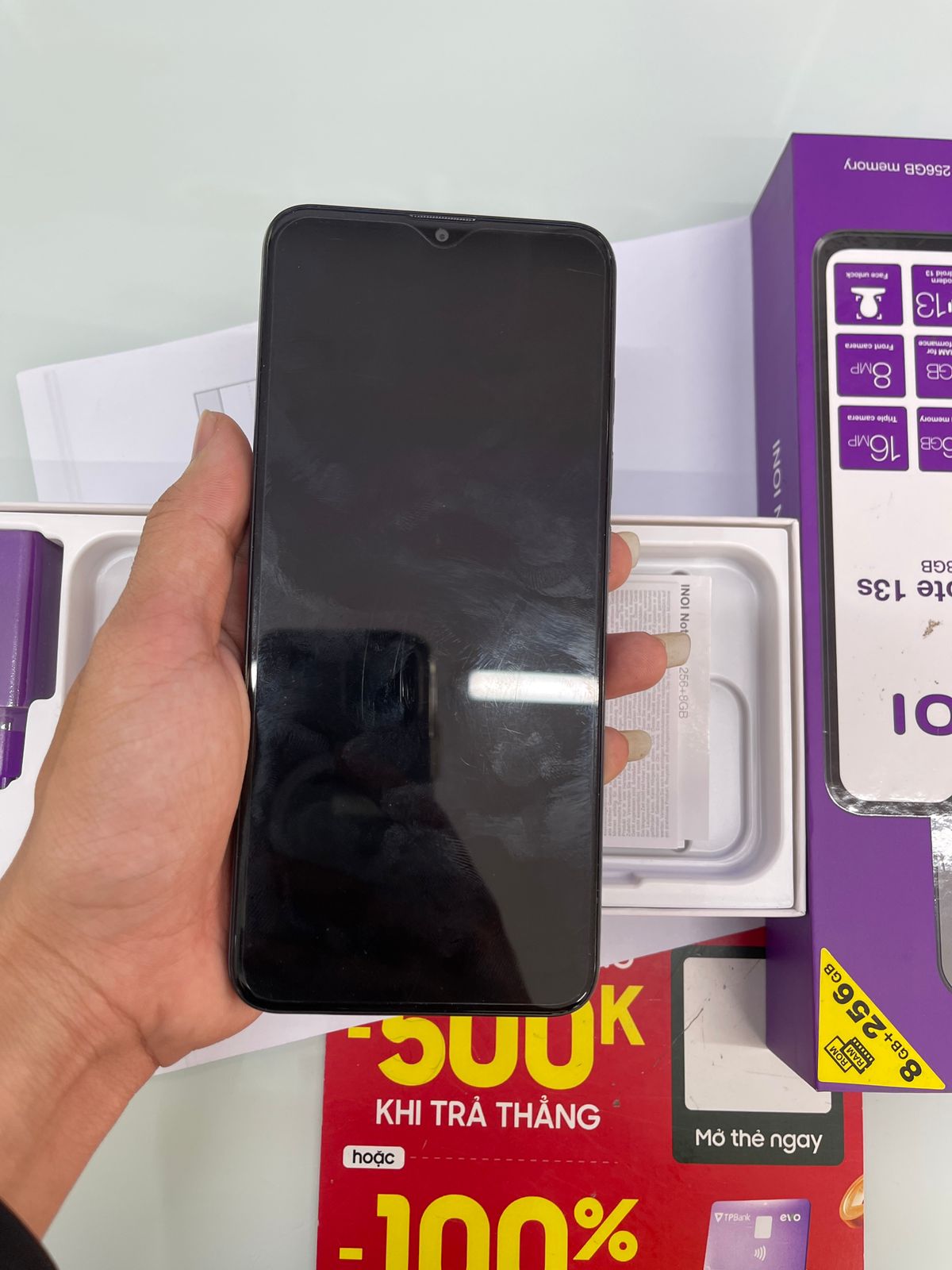 Điện thoại di động INOI Note 13s - Xám - Cũ